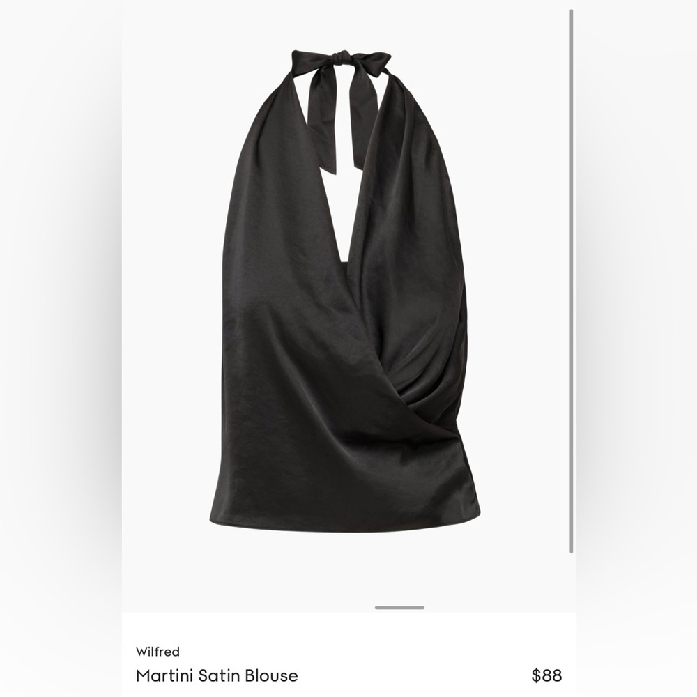 Martini satin blouse